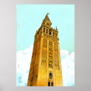 Poster La Giralda de Sevilla - Don Quichotte Arrière - pl