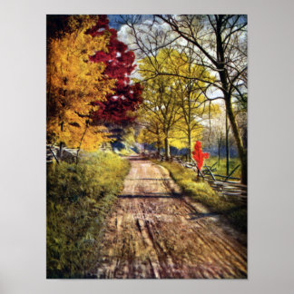 Poster La gloire des arbres d'automne