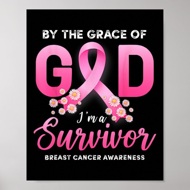Poster La grâce de Dieu Je suis un survivant Cancer du se (Devant)