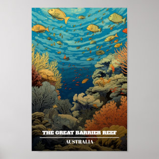 Poster La Grande Barrière De Corail