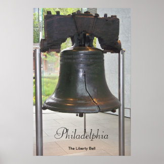 POSTER LA GRANDE BELLE DE LIBERTÉ DE PHILADELPHIE