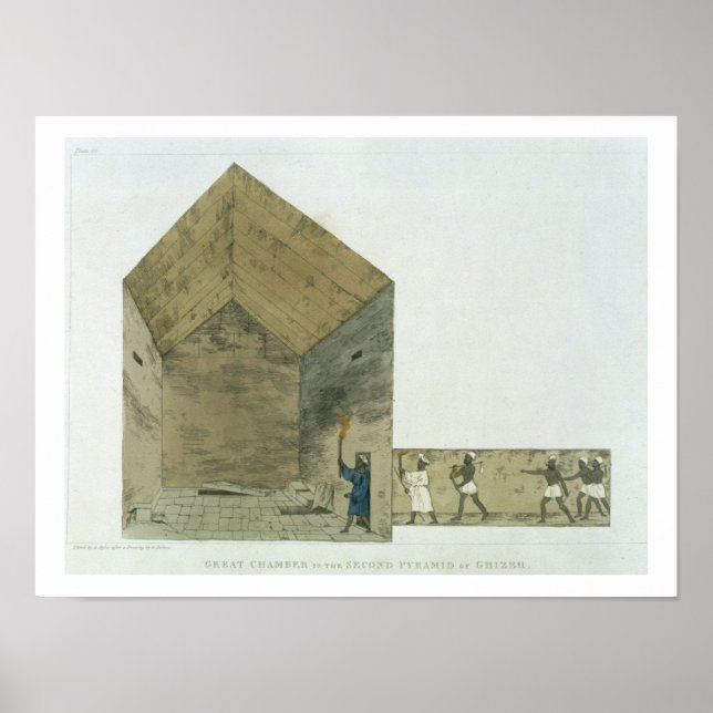 Poster La Grande Chambre dans la deuxième pyramide de Ghi (Devant)