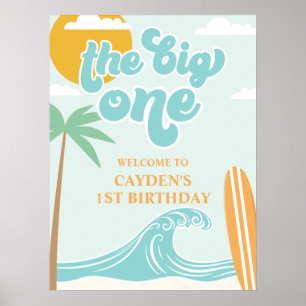 Poster La Grande Première Plage de Surf 1er Anniversaire 