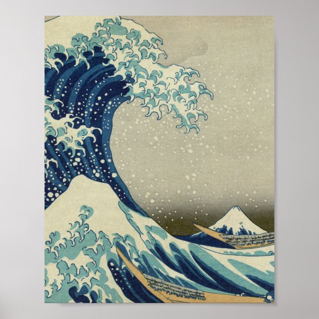 Poster La Grande Vague au large de Kanagawa (Devant)