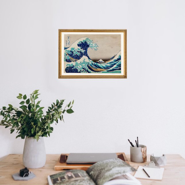 Poster La Grande vague au large de Kanagawa illustration  (Créateur téléchargé)