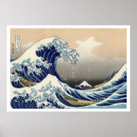 La Grande Vague au large de Kanagawa Ukiyo-e