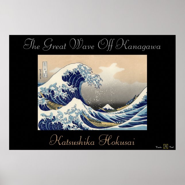POSTER LA GRANDE VAGUE DE KANAGAWA (Devant)