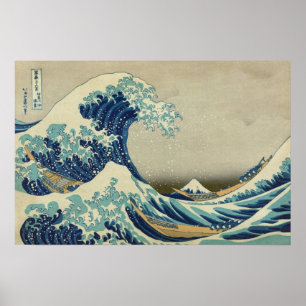 Poster La Grande Vague de Kanagawa