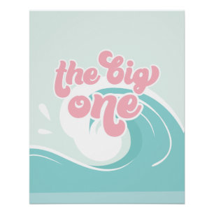 Poster La Grande Vague Pink Beach Anniversaire