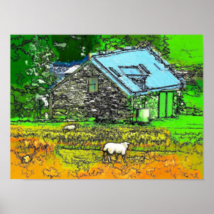 POSTER LA GRANGE ANCIENNE