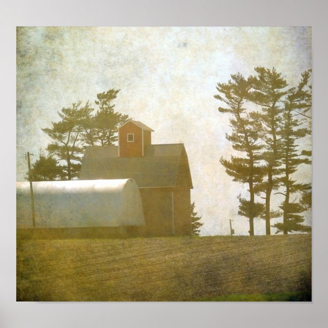 Poster La grange rouge (Devant)