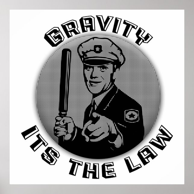 Poster La Gravité C'Est La Loi (Devant)