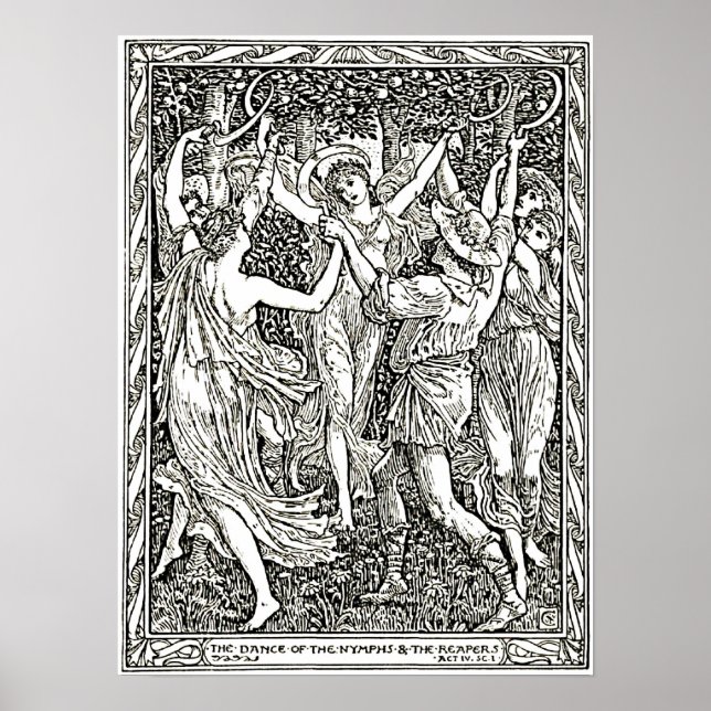 Poster La gravure de la tempête de Shakespeare (Devant)