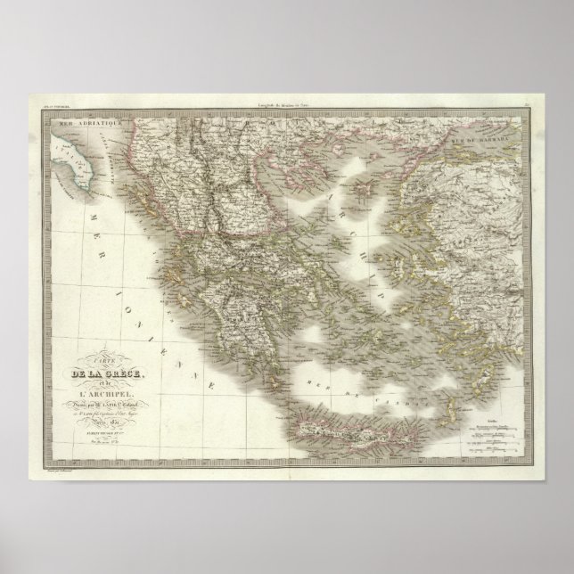 Poster La Grece - Grèce (Devant)