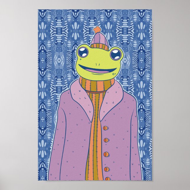 Poster La Grenouille Douillette (Devant)