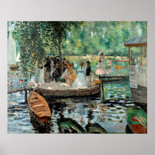 Poster La Grenouillère Auguste  Renoir  