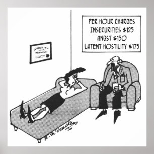 Poster La grille tarifaire du psychiatre