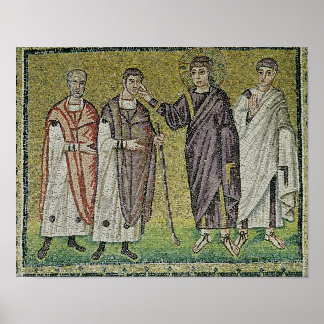 Poster La guérison de deux aveugles de Jéricho (Devant)