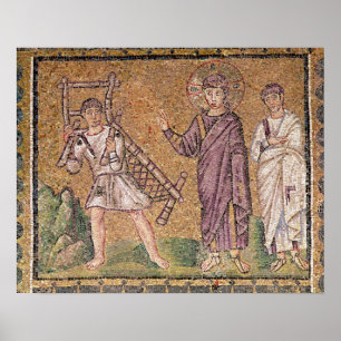 Poster La guérison de la paralytique de Capernaumx