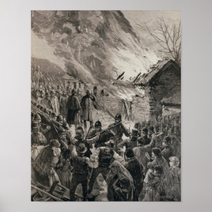 Poster La guerre de loyer en Irlande