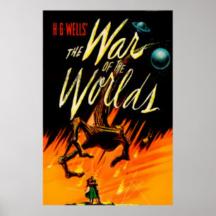 Poster La Guerre des Mondes 1953 Sortie théâtrale