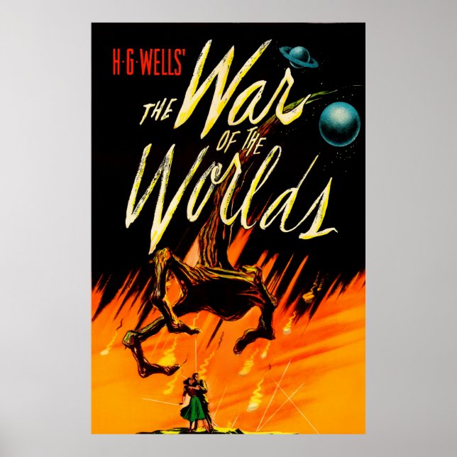 Poster La Guerre des Mondes 1953 Sortie théâtrale (Devant)