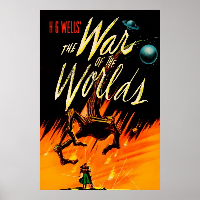 Poster La Guerre des Mondes 1953 Sortie théâtrale (Devant)