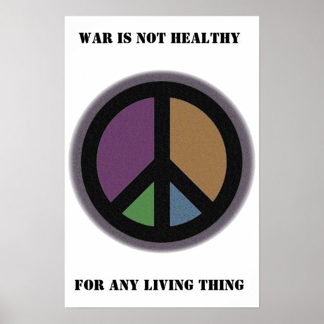Poster La guerre n'est pas saine... (Devant)