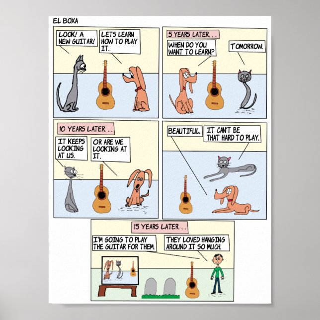 Poster La guitare (Devant)
