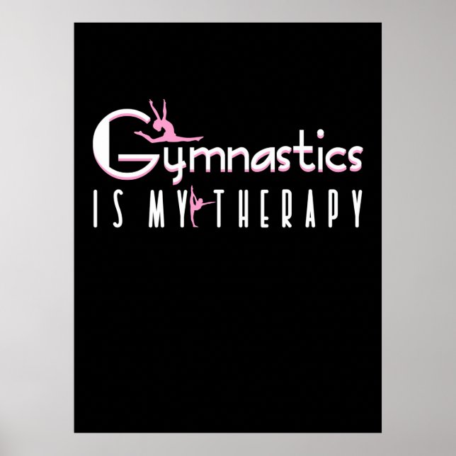Poster La gymnastique est ma thérapie (Devant)