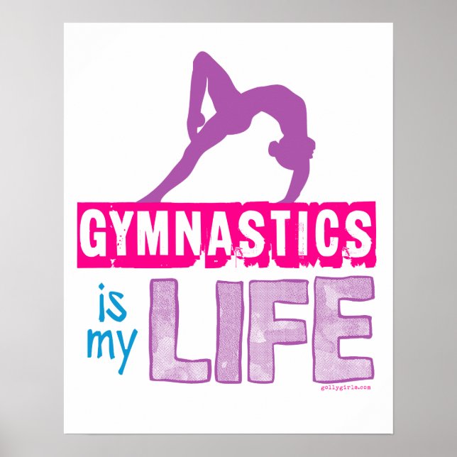 Poster La gymnastique est ma vie (Devant)