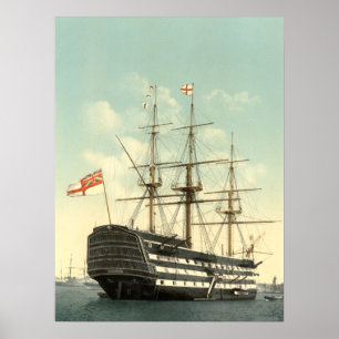 Poster La HMS Victory du Nelson