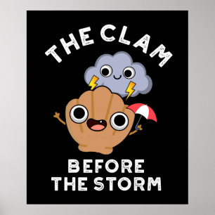 Poster La Jambe Avant La Tempête Météo Jeu Basse BG