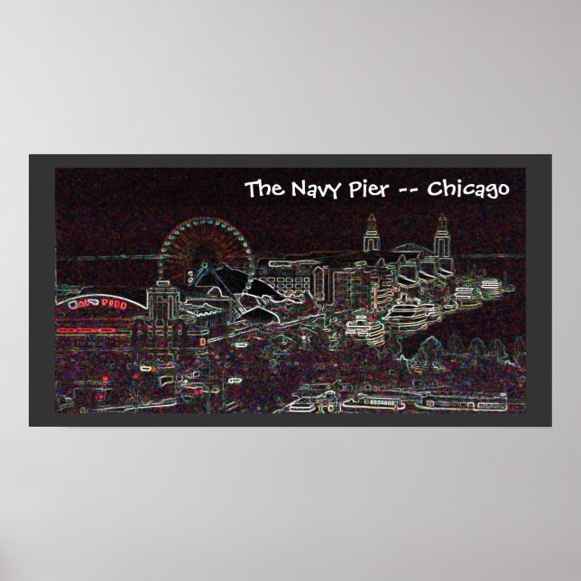 Poster La jetée de la Marine — Chicago (Devant)