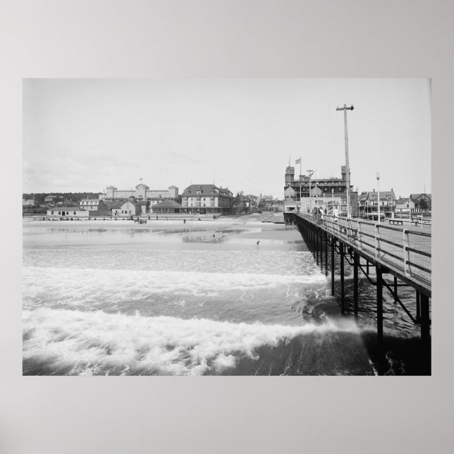 Poster La jetée de Old Orchard Beach (Devant)