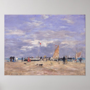 Poster La Jetty à Deauville, 1869