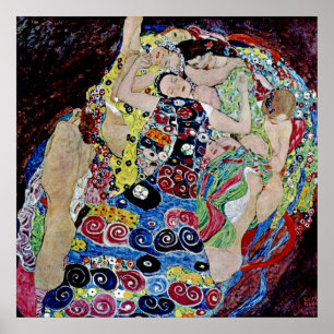 Poster La jeune fille de Gustav Klimt, Art nouveau, Art d