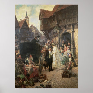 Poster La jeune mariée, 19ème siècle