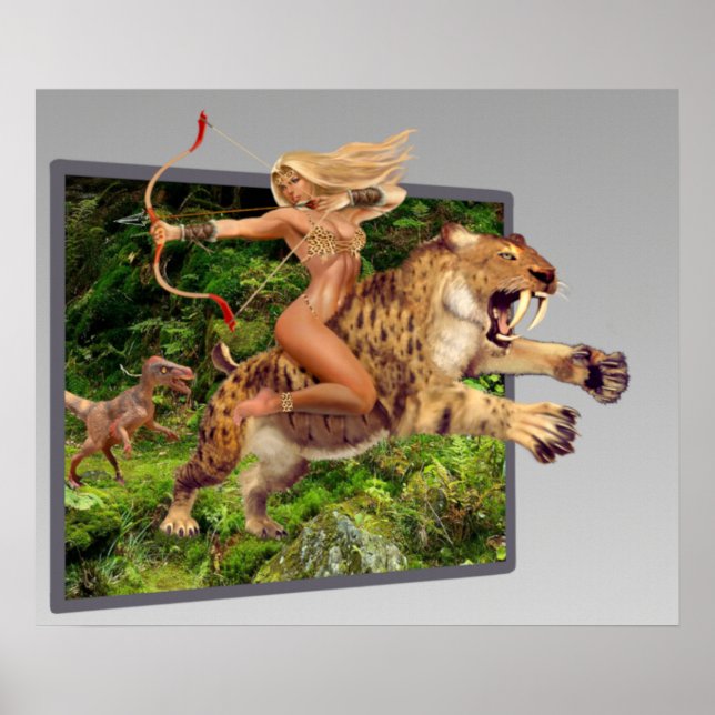 POSTER LA JUNGLE SAUVAGE (Devant)