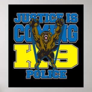 Poster La justice arrive K9 Police