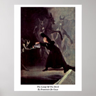 Poster La Lampe Du Diable De Francisco De Goya