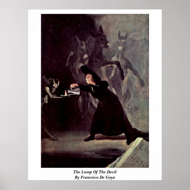 Poster La Lampe Du Diable De Francisco De Goya (Devant)