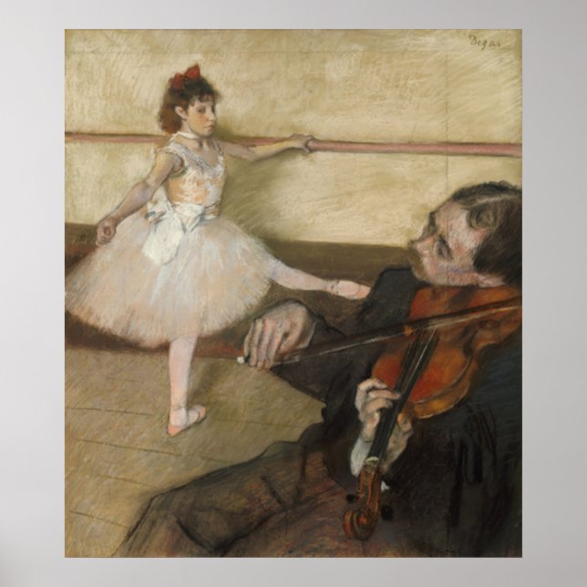 Poster La leçon de danse d'Edgar Degas (Devant)