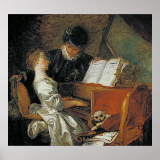 Poster La leçon de musique (Devant)