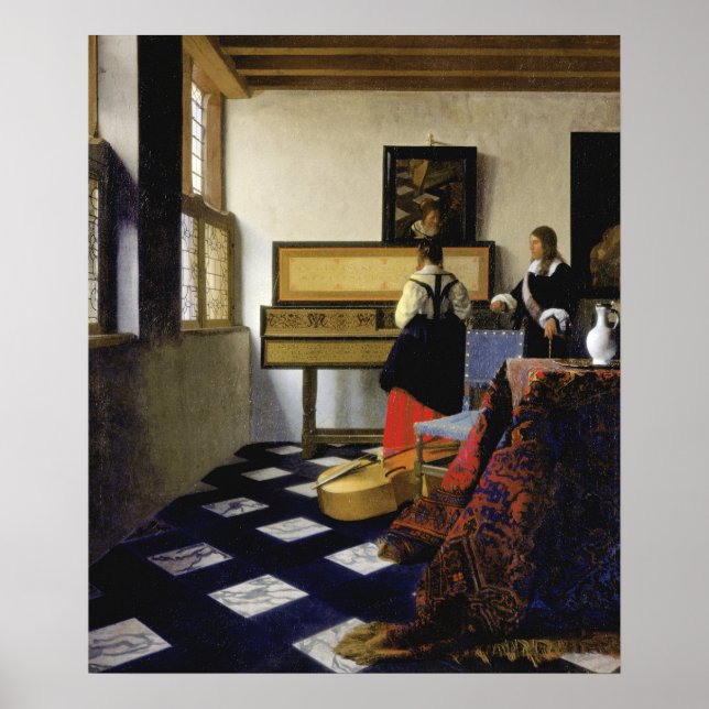 Poster La leçon de musique (Devant)