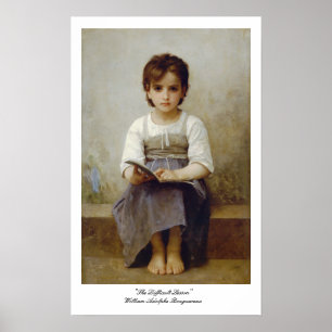 Poster "La leçon difficile" William-Adolphe Bouguereau