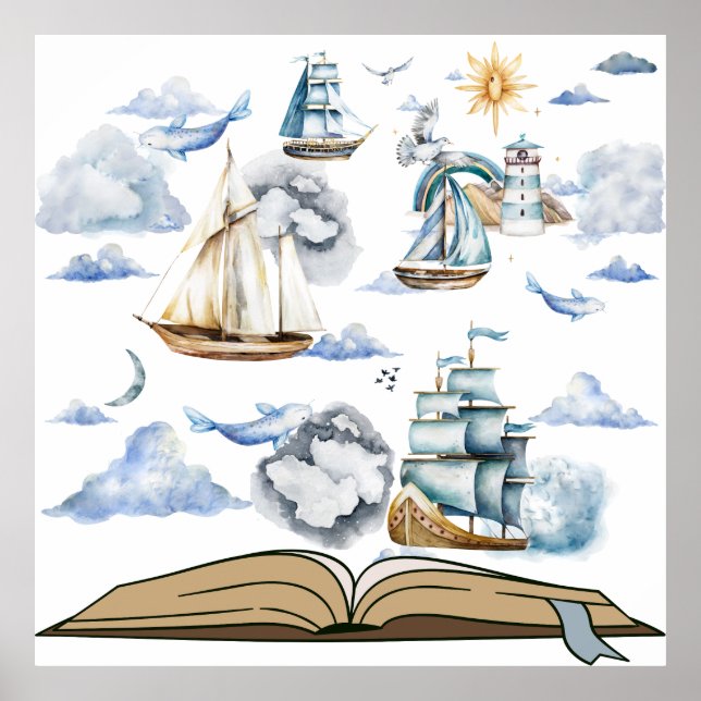 Poster La lecture est un billet pour l'aventure (Devant)