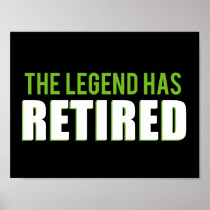 Poster La Légende A Retraité