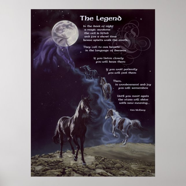 Poster La légende des chevaux (Devant)
