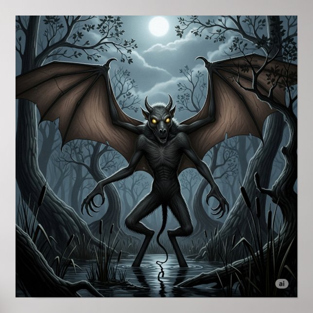 Poster La légende du diable de Jersey (Devant)